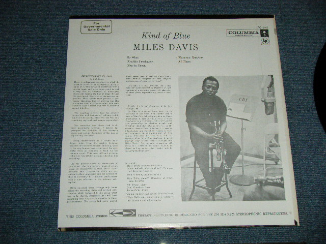 画像: MILES DAVIS  -  KIND OF BLUE  ( MINT-/MINT- )   / 1980's? US AMERICA REISSUE STEREO Used LP 