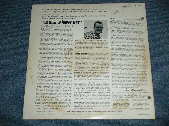 画像: VAN ALEXANDER & His Orchestra - THE HOME OF HAPPY FEET ( Ex+/Ex+++ )  / 1959 US AMERICA ORIGINAL 1st Press"BLACK with RAINBOW Ring CAPITOL Logo on LEFT Label"  MONO Used  LP 