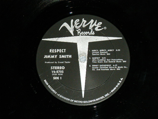 画像: JIMMY SMITH -  RESPECT ( Ex-/Ex+) / 1967 US AMERICA   ORIGINAL STEREO Used LP  