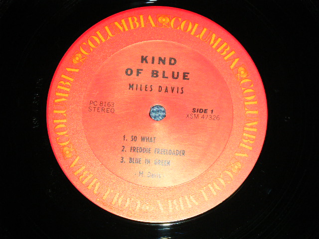 画像: MILES DAVIS  -  KIND OF BLUE  ( MINT-/MINT- )   / 1980's? US AMERICA REISSUE STEREO Used LP 