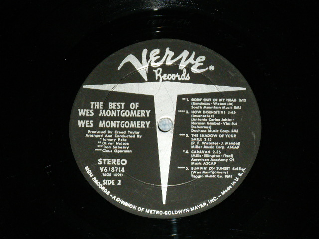 画像: WES MONTGOMERY -  THE BEST OF  ( Ex-/Ex+ )  / 1967 US AMERICA ORIGINAL STEREO  Used LP  
