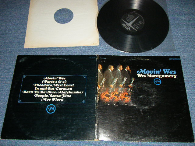 画像1: WES MONTGOMERY - MOVIN' WES   ( Ex-/Ex+ )  / 1965 US AMERICA ORIGINAL STEREO  Used LP  