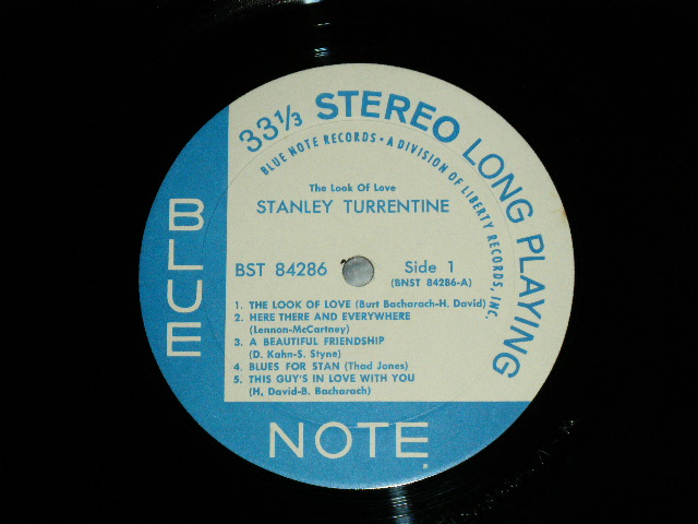 画像:  STANLEY TURRENTINE - THE LOOK OF LOVE ( Ex++/.Ex+++ Looks:Ex++ )  / 1968 US AMERICA  ORIGINAL1st Press "LIBERTY Credit Label"  Used LP