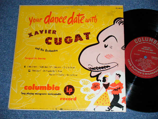 画像1: XAVIER CUGAT - YOUR DANCE DATE WITH XAVIER CUGAT (Ex/Ex ) / 1953 US AMERICA ORIGINAL "MAROON Label"  MONO Used 10" LP 