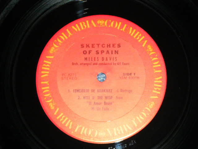 画像: MILES DAVIS  -  SKETCHES OF SPAIN  ( MINT-/MINT- )   / 1980's? US AMERICA REISSUE STEREO Used LP 