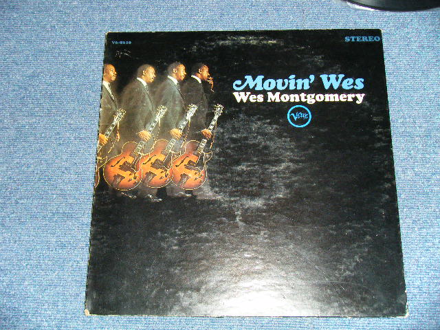 画像: WES MONTGOMERY - MOVIN' WES   ( Ex-/Ex+ )  / 1965 US AMERICA ORIGINAL STEREO  Used LP  