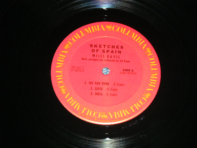 画像: MILES DAVIS  -  SKETCHES OF SPAIN  ( MINT-/MINT- )   / 1980's? US AMERICA REISSUE STEREO Used LP 