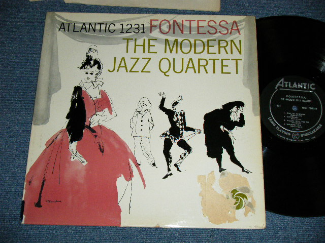 画像1: MJQ MODERN JAZZ QUARTET-  FONTESSA ( Ex-/VG++ Looks:VG+ ) / 1956 US AMERICA 1st Press "BLACK Label" MONO  Used LP 