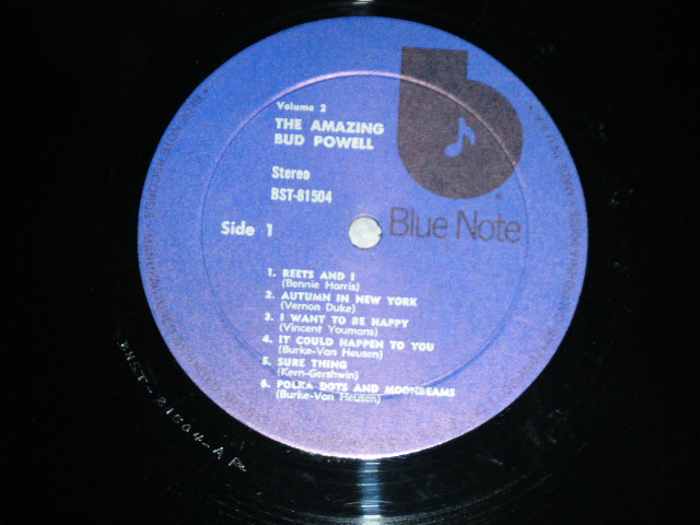 画像: BUD POWELL - THE AMAZING BUD POWELL VOLUME 2  ( Ex+++/MINT-)  / Early 1970's  US AMERICA REISSUE "DARK BLUE Label" Used LP 