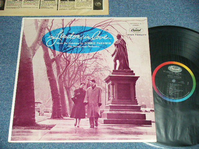 画像1: NORRIE PARAMOR - IN LONDON IN LOVE ( Ex+/Ex+ Looks:Ex)  / 1960's US AMERICA 3rd Press  'BLACK with RAINBOW Band CAPITOL logo on TOP Label' MONO Used LP  