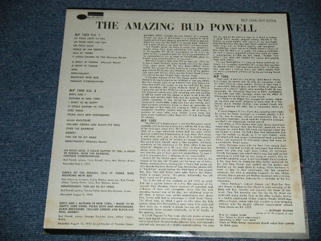画像: BUD POWELL - THE AMAZING BUD POWELL VOLUME 2  ( Ex+++/MINT-)  / Early 1970's  US AMERICA REISSUE "DARK BLUE Label" Used LP 