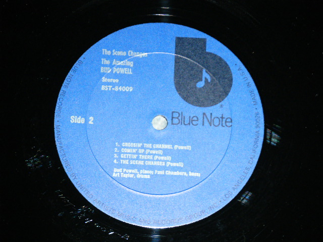画像: BUD POWELL - THE AMAZING BUD POWELL  : THE SCENE CHANGES ( Ex+++/MINT-)  / Early 1970's  US AMERICA REISSUE "DARK BLUE Label" Used LP 