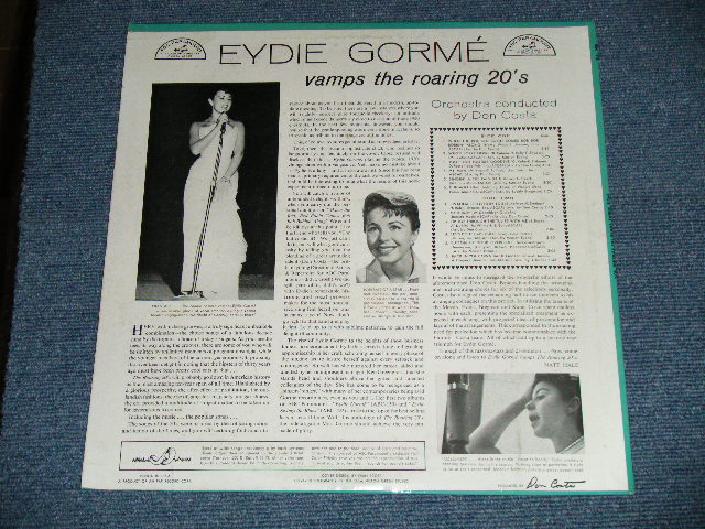 画像: EYDIE GORME - VAMPS THE ROARING 20'S (Ex++,Ex+/Ex+ Looks:Ex-)  / 1958 US AMERICA ORIGINAL MONO Used LP