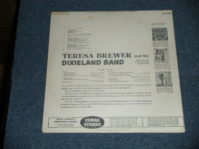 画像: TERESA BREWER - AND THE DIXIELAND BAND ( Ex++/Ex+ )  / 1958 US AMERICA  ORIGINAL STEREO Used LP