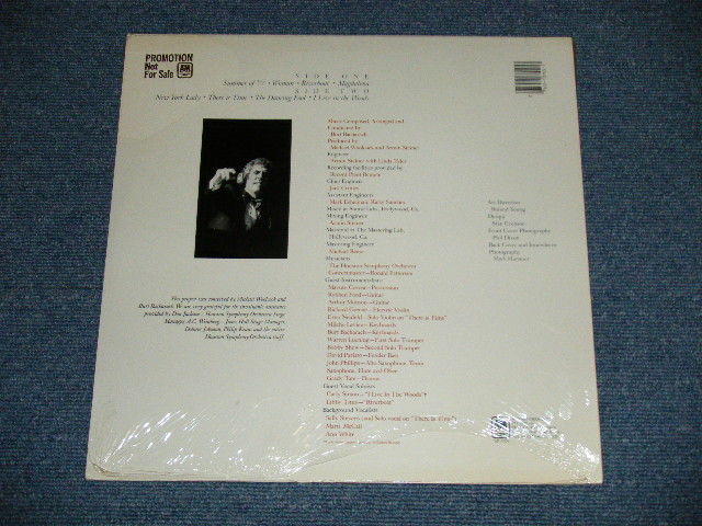 画像: ost BURT BACHARACH & The HUSTON SYMPHONY - WOMAN (SEALED)  / 1979  US AMERICA ORIGINAL "PROMO"  "BRAND NEW SEALED"  LP