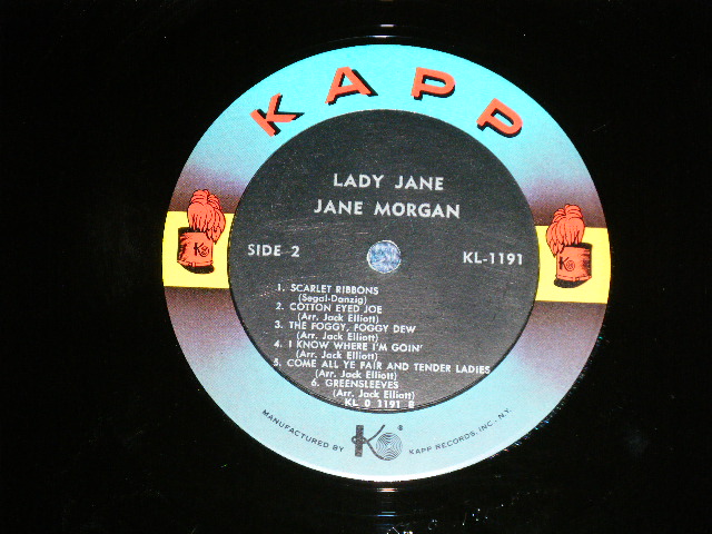 画像: JANE MORGAN - LADY JANE  ( Ex+/MINT-) / 1960  US AMERICA ORIGINAL  MONO  Used LP 