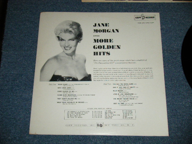 画像: JANE MORGAN - SINGS MORE GOLDEN HITS ( Ex++/Ex+++ )  / 1962  US AMERICA ORIGINAL STEREO Used LP 