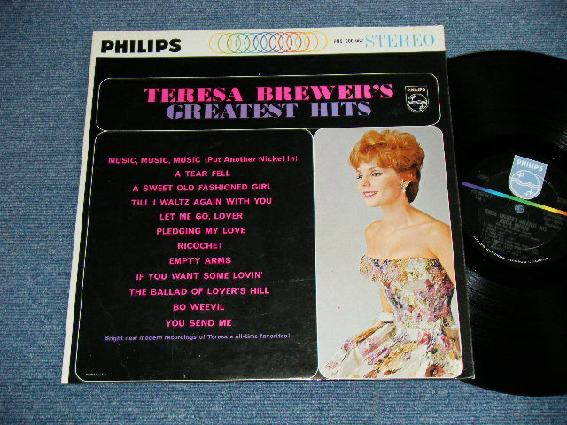 画像1: TERESA BREWER - GREATEST HITS   ( Ex++/Ex++) / 1962 US AMERICA ORIGINAL STEREO Used LP  