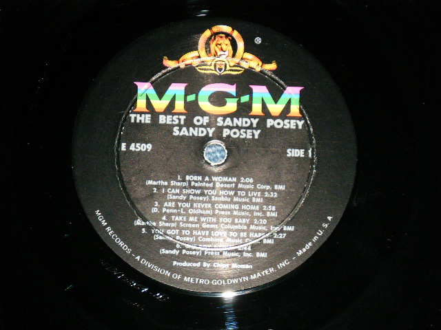 画像: SANDY POSEY - THE BEST OF ( MINT-/Ex+++ Looks:Ex++ )  / 1967  US AMERICA ORIGINALMONO Used LP 