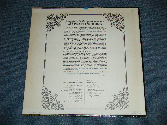 画像: MARGARET WHITING - MAGGIE ISN'T MARGARET ANYMORE( Ex++/MINT-) / 1967 US AMERICA ORIGINAL  STEREO LP 