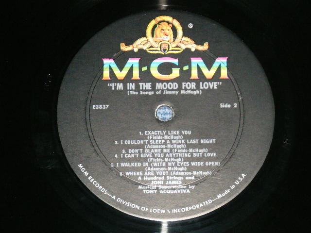 画像: JONI JAMES ( 100 STRINGS & JONI ) - I'M IN THE MOOD FOR LOVE ( Ex,Ex++/Ex++ ) / 1959 US ORIGINAL BLACK Label  MONO Used  LP