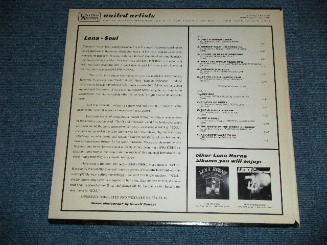 画像: LENA  HORNE -  LENA SOUL  ( MINT-.Ex+++/MINT- )    / 1966 US AMERICA ORIGINAL  STEREO  Used LP 