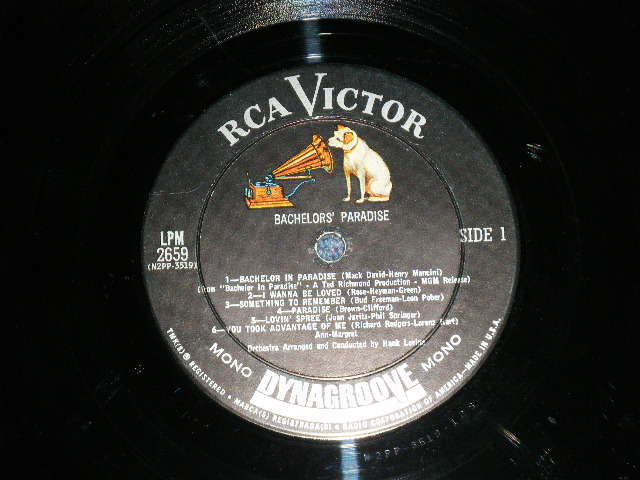 画像: ANN-MARGRET - BACHELORS' PARADISE  ( Ex++/Ex++ ) / 1963 US AMERICA ORIGINAL MONO  Used LP