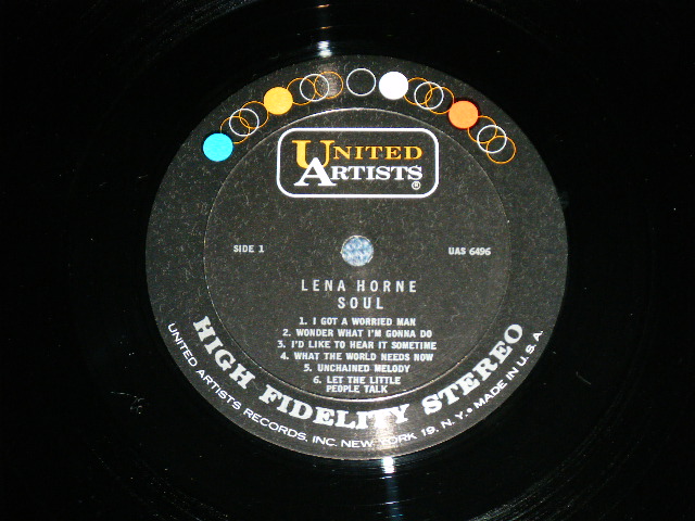 画像: LENA  HORNE -  LENA SOUL  ( MINT-.Ex+++/MINT- )    / 1966 US AMERICA ORIGINAL  STEREO  Used LP 