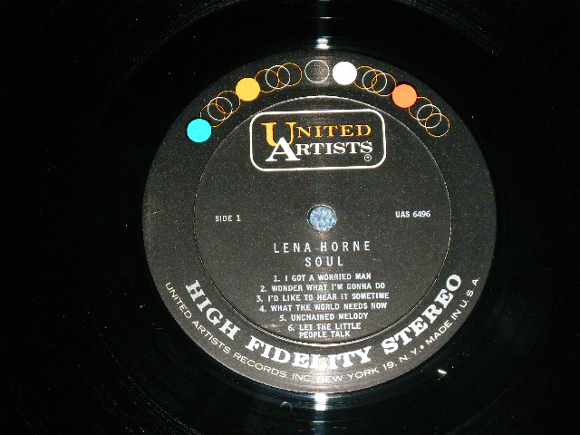 画像: LENA  HORNE -  LENA SOUL  ( Ex++/Ex+++ )    / 1966 US AMERICA ORIGINAL  STEREO  Used LP 