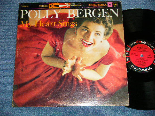 画像1: POLLY BERGEN - MY HEART SINGS  ( Ex+/Ex+ ) / 1959 US ORIGINAL "6 EYE'S LABEL" STEREO Used LP 