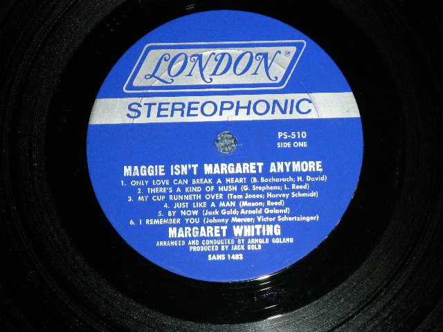 画像: MARGARET WHITING - MAGGIE ISN'T MARGARET ANYMORE( Ex++/MINT-) / 1967 US AMERICA ORIGINAL  STEREO LP 