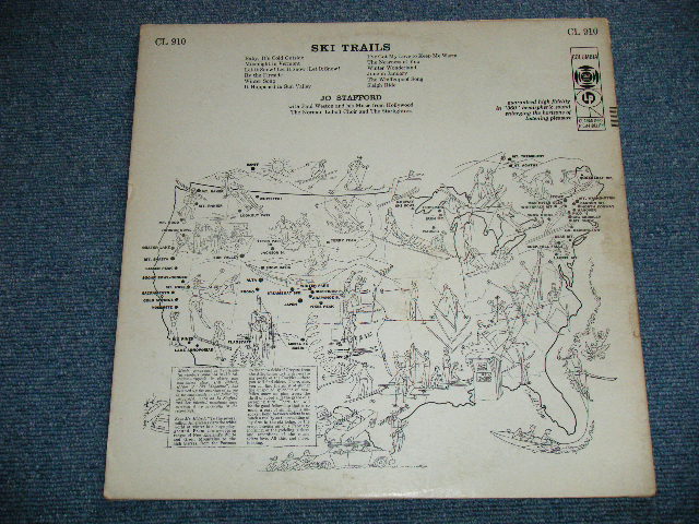 画像: JO STAFFORD - SKI TRAILS (Ex+/Ex++ ) / 1957 US AMERICA ORIGINAL "6 EYES Label" MONO Used LP 