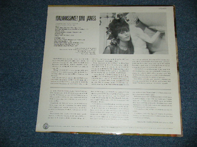 画像: JONI JAMES - ITALIANISSIME ( Ex+,Ex+++/Ex+++ B-5,6:Ex) / 1963 AMERICA US ORIGINAL STEREO Used LP