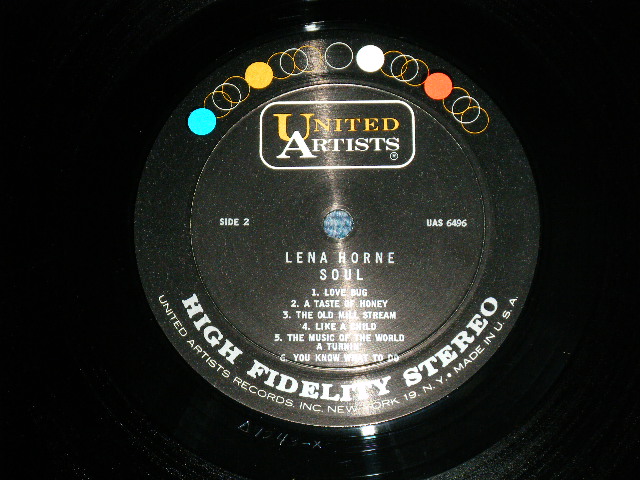 画像: LENA  HORNE -  LENA SOUL  ( Ex++/Ex+++ )    / 1966 US AMERICA ORIGINAL  STEREO  Used LP 