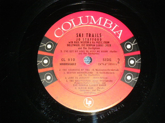 画像: JO STAFFORD - SKI TRAILS (Ex+/Ex++ ) / 1957 US AMERICA ORIGINAL "6 EYES Label" MONO Used LP 