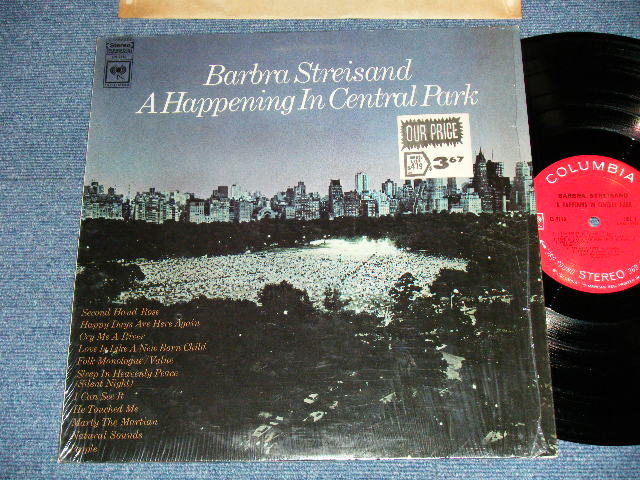 画像1: BARBRA STREISAND  -  A HAPPENING IN CENTRAL PARK. ( MINT-/MINT-)   / 1968  US AMERICA ORIGINAL "360 Sound Label"  STEREO Used LP