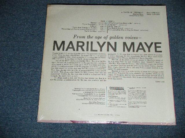 画像: MARILYN MAYE - A TASTE OF "SHERRY"(Ex+++/MINT-)  / 1967 US ORIGINAL STEREO Used LP 