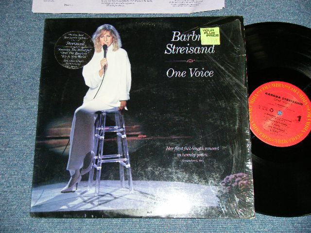 画像1: BARBRA STREISAND  - ONE VOICE ( Ex++/Ex+++ Looks:Ex+ )  / 1987 US AMERICA ORIGINAL Used  LP
