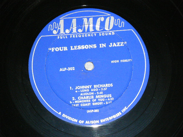 画像: ART BLAKEY Jazz Messangers, CHARLIE MINGUS, AUSTRALIAN JAZZ Quintet, JOHNNY RICHARDS - 4 LESSONS IN JAZZ  ( VG/Ex+++ ) / 1956 US AMERICA ORIGINAL  MONO Used LP 