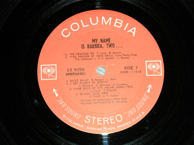 画像: BARBRA STREISAND  - MY NAME IS BARBRA TWO... (Ex+++/MINT-) / 1965  US AMERICA ORIGINAL "360 Sound Label" STEREO  Used LP