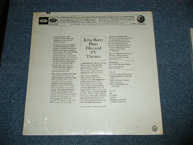 画像: JOHN BARRY - PLAYS FILM & T.V. THEMES ( MINT-/Ex+++ ) / 1965 US AMERICA ORIGINAL STEREO Used  LP 