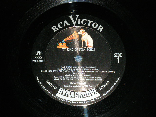 画像: GALE GARNETT - WE'LL SING IN THE SUNSHINE (Ex/Ex++) / 1964 US AMERICA  ORIGINAL MONO Used LP 