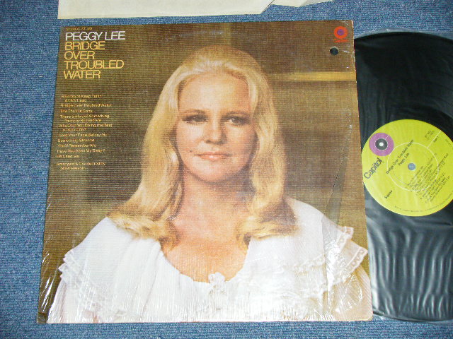 画像1: PEGGY LEE - BRIDGE OVER TROUBLED WATER ( Ex+++/Ex+++  )  / 1970 US AMERICA ORIGINAL "LIME GREEN Label"  Used LP 