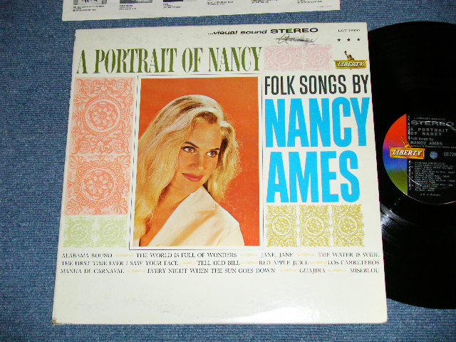 画像1: NANCY AMES -  A PORTRAIT OF NANCY / FOLK SONSGS BY NANCY AMES   ( Ex+,Ex+++/Ex+++) / 1963 US AMERICA ORIGINAL STEREO Used LP 