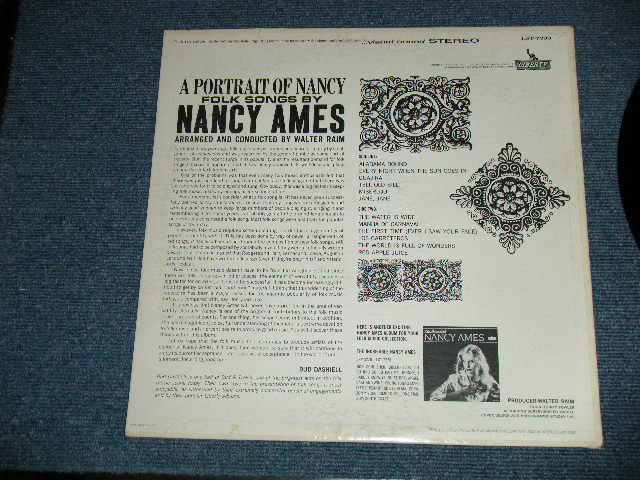 画像: NANCY AMES -  A PORTRAIT OF NANCY / FOLK SONSGS BY NANCY AMES   ( Ex+,Ex+++/Ex+++) / 1963 US AMERICA ORIGINAL STEREO Used LP 