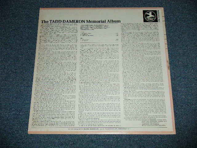 画像: TADD DAMERON - The TADD DAMERON MEMPORIAL ALBUM ( Ex+/Ex+++ ) /  1971 US AMERICA ORIGINAL "PURPLE Label" Used LP