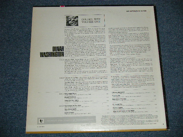 画像: DINAH WASHINGTON - THIS IS MY STORY : GOLDEN HITS VOL.1 ( Ex+/Ex+++ Looks:Ex++) / 1970's  US AMERICA  "STREET Label"  STEREO Used LP