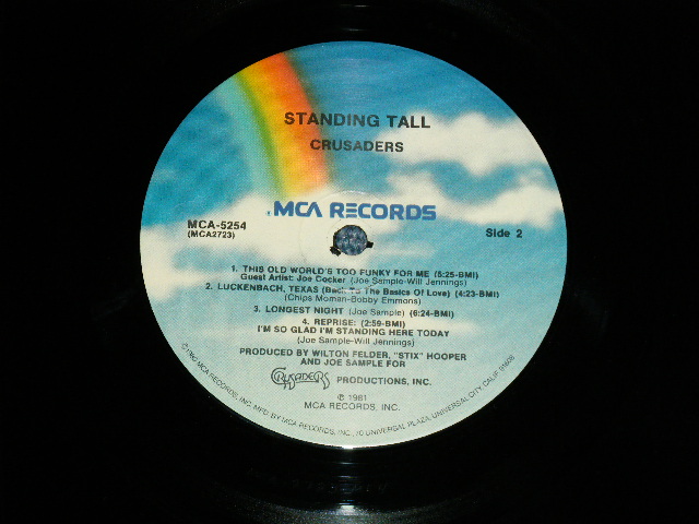 画像: CRUSADERS - STANDING TALL ( MINT/MINT- ) / 1981 US AMERICA ORIGINAL Used LP