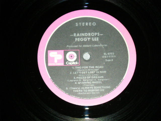 画像: PEGGY LEE -  RAINDROPS  ( Ex+/MINT- ) / 1974 US AMERICA ORIGINAL STEREO Used LP 
