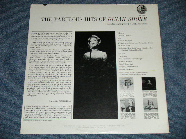 画像: DINAH SHORE  - THE FABULOUS HITS OF  ( Ex++/MINT-) / Late 1960's US AMERICA ORIGINAL 3rd Press "GOLD with STARLINE Label" STEREO Used LP 